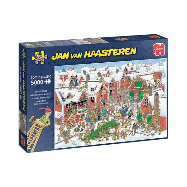 Jumbo Jan van Haasteren - Het Dorp van de Kerstman (5000 stukjes) thumbnail