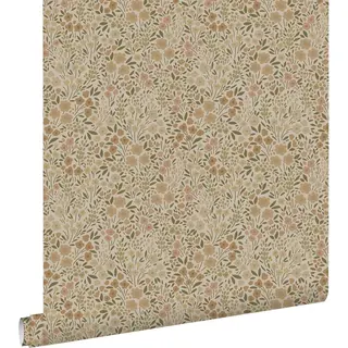 ESTAhome Behang Bloemetjes Beige - 53 Cm X 10.05 M - 139701
