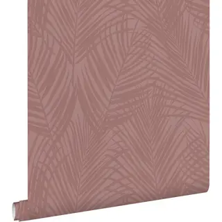 ESTAhome Behang Palmbladeren Oudroze - 53 Cm X 10.05 M - 131220