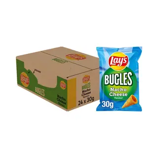 Lay's Bugles Nacho Cheese - Chips - 24 X 30 Gram