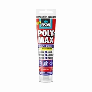 Bison Polymax High Tack Express Transparant - 115 Gram