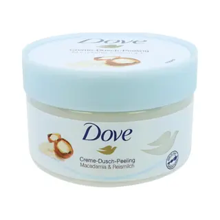 Dove Macadamia & Rice Milk Lichaamsscrub 225 ml