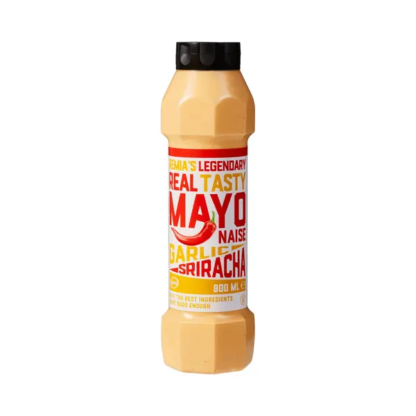 Remia Mayonaise Garlic Sriracha - Pittige Chilisaus Voor Gerechten - 80 Cl thumbnail