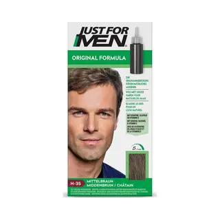 Just For Men, Haarkleur, H35 Verzorging Verstevigende Shampoo Medium Bruin (H35 Middelbruin)