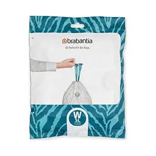 Brabantia 137846 afvalzak 45 l Wit 40 stuk(s)