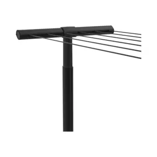 Brabantia Hangout Wäscheleine Mit Stangen, 50 M, Schwarz