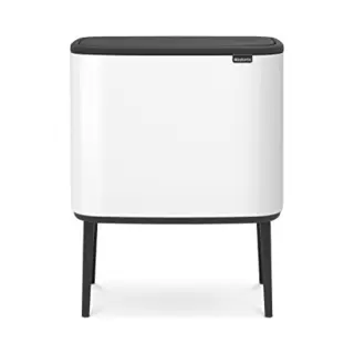 Brabantia 313547 Mülleimer 34 l Rechteckig Kunststoff Weiß