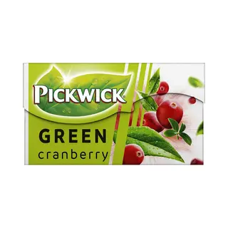 Pickwick Green Tea Cranberry - Grüner Tee Mit Preiselbeere - 20 Stk.x 1, 5g