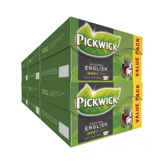Pickwick English Zwarte Thee - Extra Grote Verpakking 6 X 40 Theezakjes