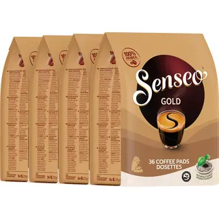 Senseo Gold Koffiepads - Intensiteit 5/9 - 4 X 36 Pads