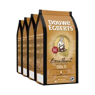 Douwe Egberts Excellent Gold Filterkoffie - Intensiteit 6/12 - 4 X 250 Gram