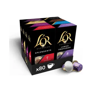 L'Or Koffiecups Variatiepakket - 8 X 10 Capsules