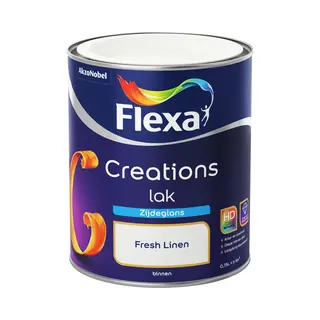 Flexa - Creations - Lak - Zijdeglans - Fresh Linen - 250 Ml