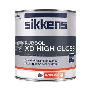 Sikkens Rubbol Xd High Gloss - Op Kleur Gemengd - 1L - Lak