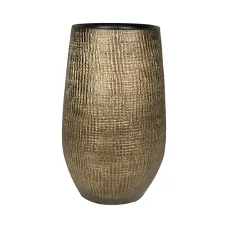 Ter Steege Bloempot Bruin-Goud D 18 Cm H 30 Cm