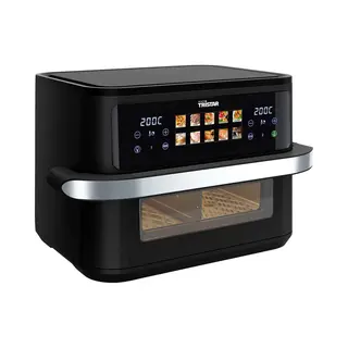 Tristar Dubbel 10 l Vrijstaand 2800 W Heteluchtfriteuse Zwart, Roestvrijstaal