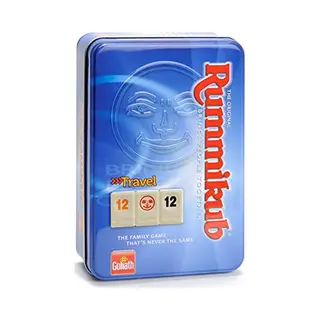 Goliath Rummikub The Original Travel Tour Edition (Tin) Bordspel Op speelstenen gebaseerd
