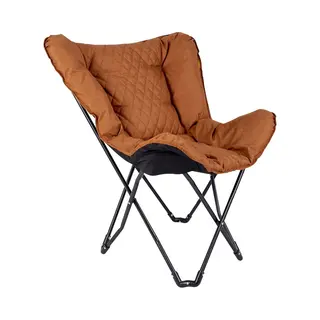 Bo-Camp Schmetterling Stuhl Himrod Camping Garten Lounge Stuhl Sessel Klappstuhl Clay
