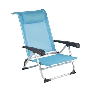 Bo-Camp 1204784 strandstoel Blauw Textiel Liggen/zitten