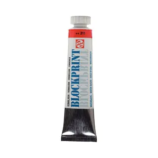 Kleuren + Verf Voor Doe-het-zelvers, Talens Blockprint Tube 20ml Zinnoberrot 311 (20 ml)