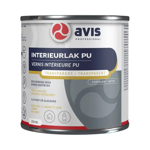 Avis Polyurethane Zijdeglans Blanke Lak - 250 Ml thumbnail