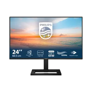 Philips 1000 series 24E1N1300AE/00 Computerbildschirm 60,5 cm (23.8") 1920 x 1080 Pixel Full Hd Lcd Schwarz