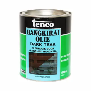Tenco Bangkirai Olie - 2, 5L - Dark Teak