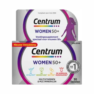 Centrum Woman 50+ Multivitaminen 30 Tabletten