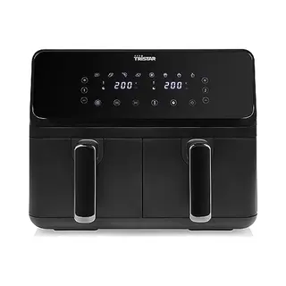 Tristar Fr-9026 friteuse Dubbel 8 l Vrijstaand 2700 W Heteluchtfriteuse Zwart