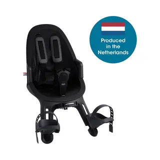 Qibbel Air - Fietsstoeltje - Stuurpenbevestiging - Zwart