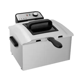 Inventum GF750S friteuse Dubbel 5 l Vrijstaand 3000 W Frituurpan Roestvrijstaal