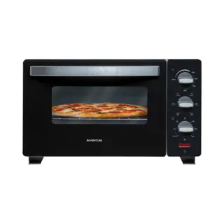 Inventum OV207B grill-oven 20 l 1380 W Zwart, Zilver