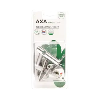 Axa Inboorgrendel (DM50) Aluminium, Voor Toilet Of Badkamer. 50mm