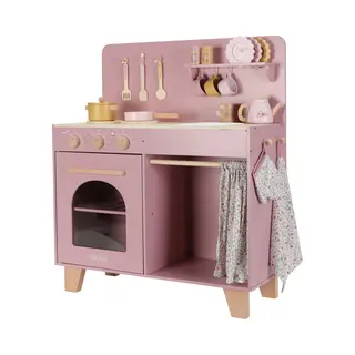 Little Dutch Speelkeuken - Hout - Oven En Kookplaat - Roze