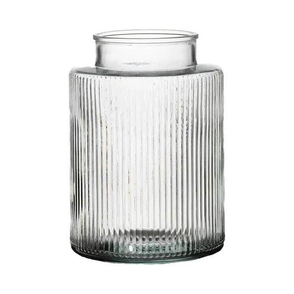 Hakbijl Glass Bloemenvaas Yara - Transparant - Glas - D13 X H18 - Decoratie - Vazen thumbnail