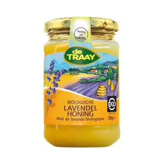 De Traay Traay Lavendelhoning Bio - Natuurlijke Suikers - 350 Gram