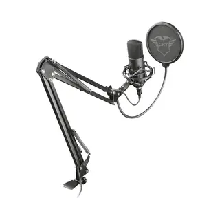 Trust Gxt 252 Emita Plus - Studio Microfoon met Arm - Gaming - Usb - Zwart