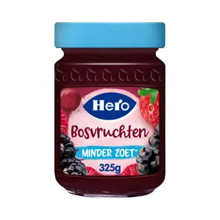 Hero Jam Minder Zoet Bosvruchten 325 Gr