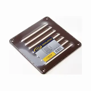 Gavo Schoepenrooster Aluminium Bruin 15.5 X 15.5cm (Prijs Per Stuk)
