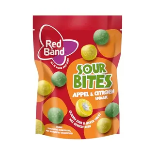 Red Band Sour Bites Apfel & Zitrone (8x 145gr)