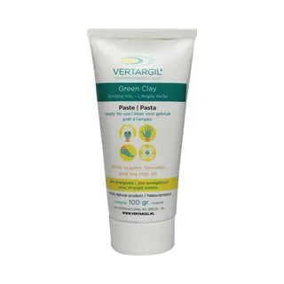 Vertargil Groene Leem Tube - 100 Gr - Bodycrème
