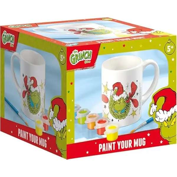 Totum The Grinch Paint Your Own Mug, Green thumbnail
