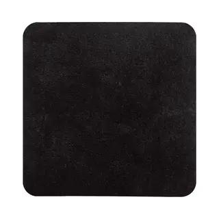Dutch House Bidetmat Caen - Bidetmat 60x60cm - Zwart - Antislip - Badmatten - Anti Slip Douchemat - Badkamer Mat - Snel Absorberend - Snel Drogende