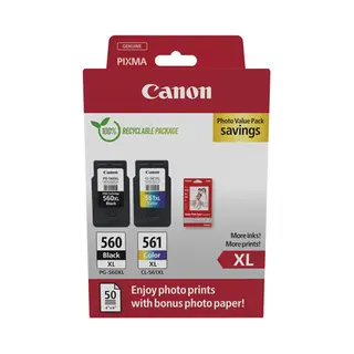 Canon Crg Pg-560XL/Cl-561XL Photo Value Pack