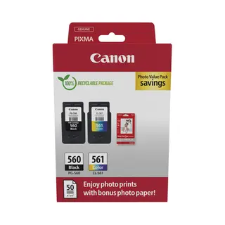 Canon Pg-560/Cl-561 Photo Value Pack (Pvp)