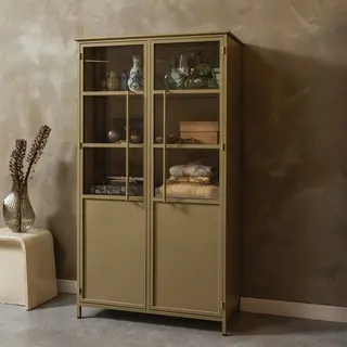 Woood Vitrine »Exhibit« Mit Glastüren Und Viel Stauraum, H 170 Cm X B 99 Cm