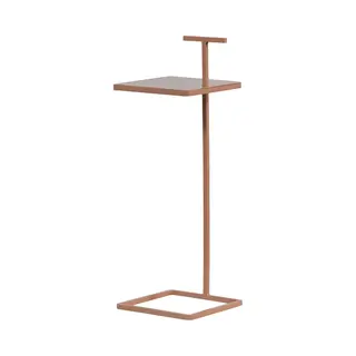 Woood Toste Bijzettafel - Metaal - Oud Roze - 64x22x22 Cm