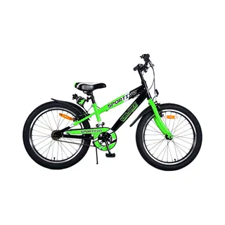 Volare 22115 Fahrrad Stadtrad Schwarz, Grün