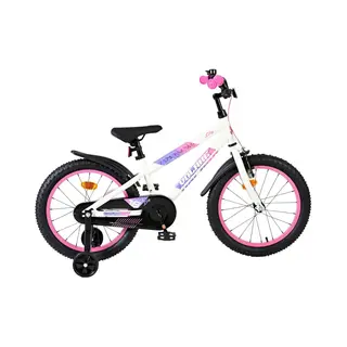 Volare Lily Kinderfiets - Meisjes - 18 Inch - Wit Roze Paars