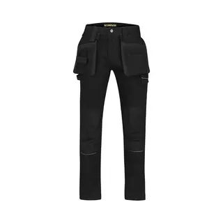 StØRvik Tim Stretch Werkbroek Heren & Dames - 97% Katoen - Maat Xs - Zwart